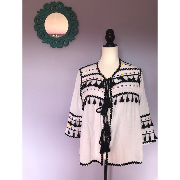 DODO BAR OR Yehuda Tassel Studded Top - Picture 4 of 8